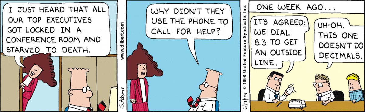 Dilbert Cartoon